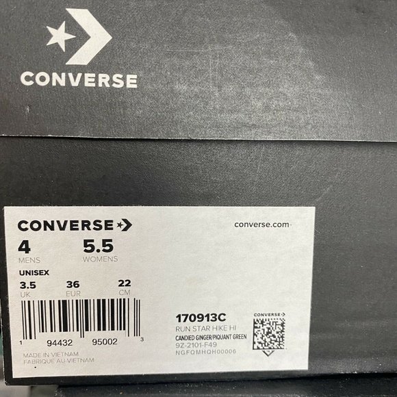 Converse Run Star Hike Hi Camo Women's Sneaker Platform - Picture 8 of 8